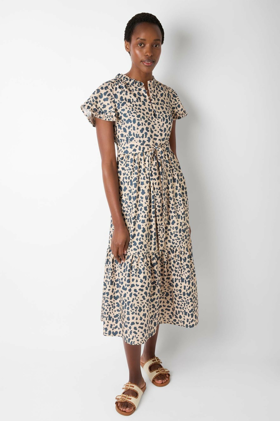 Clothing WYSE London | Layla Dress - Leopard ~ Doreenelva